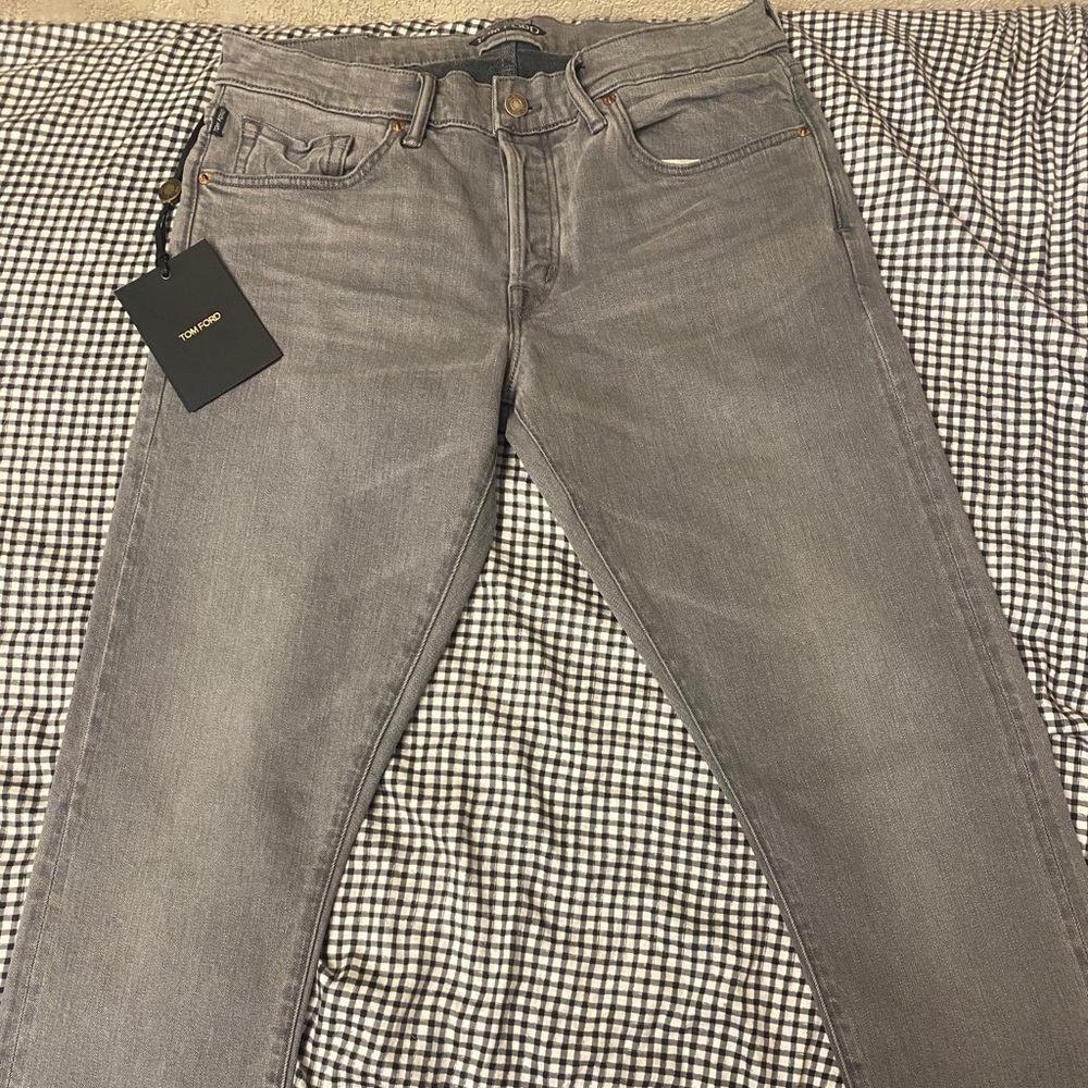 Tom Ford jeans size 33 grey with tags FIRM PRICE!